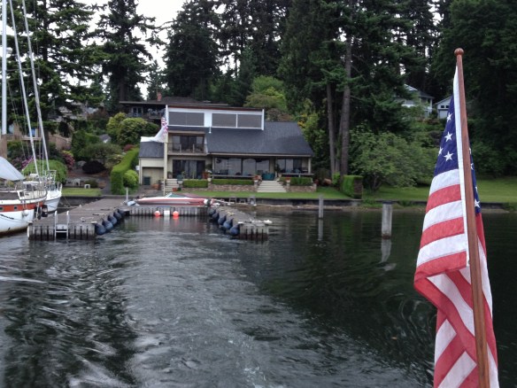 Departing our dock at 5:45 a.m. for our great adventure!
